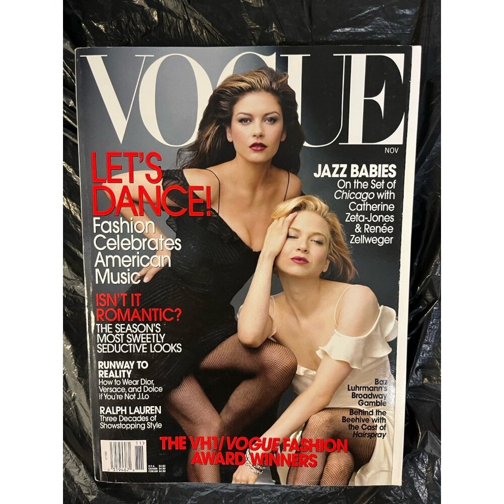Vogue Magazine November 2002 Catherine Zeta-Jones,Renee Zellweger